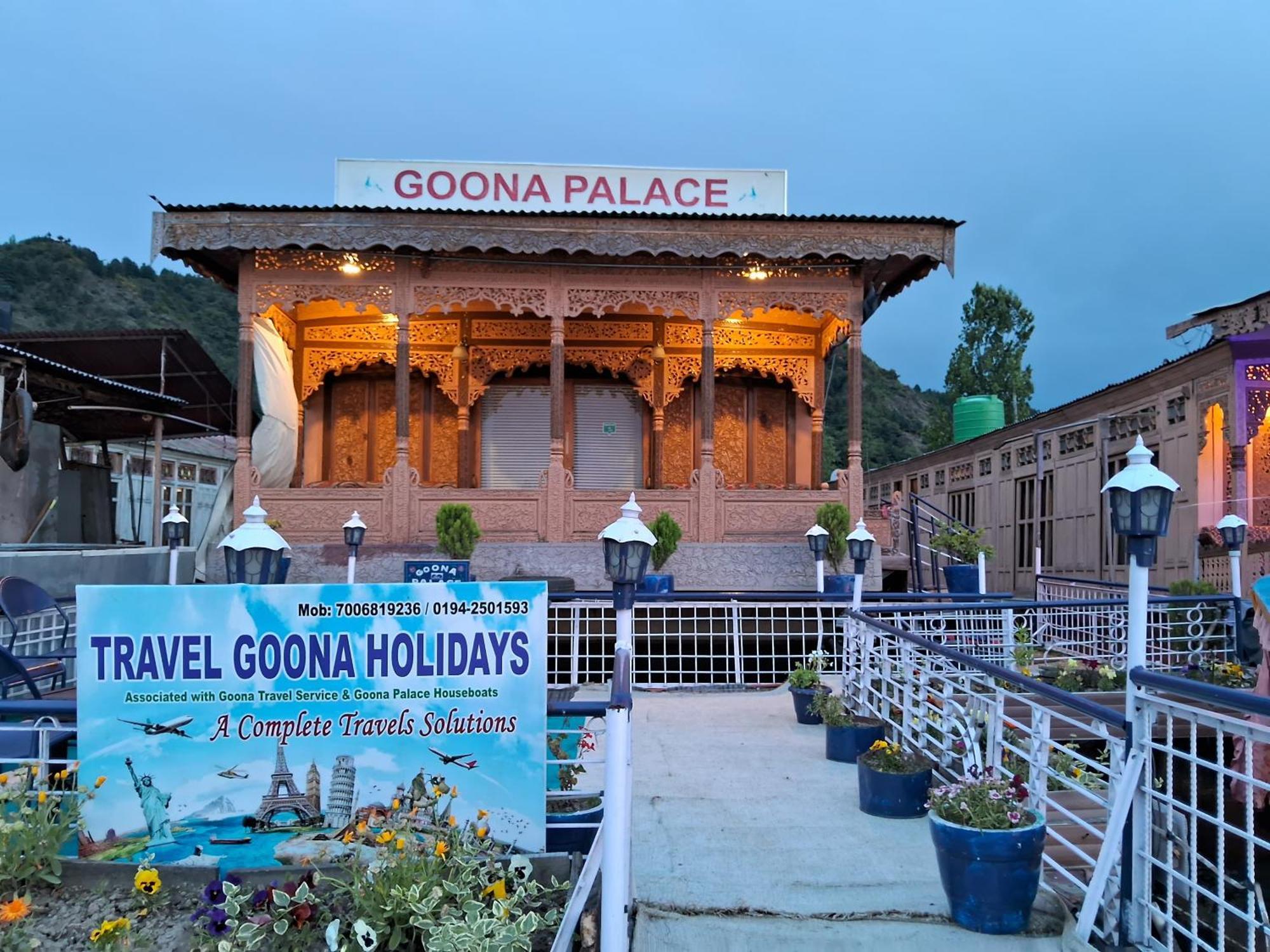 Goona Palace Houseboats Srīnagar Zewnętrze zdjęcie